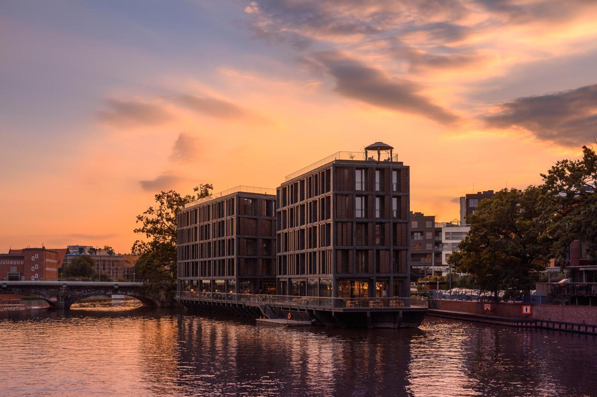 Inqse Wroclaw Marina Aparthotel Kültér fotó